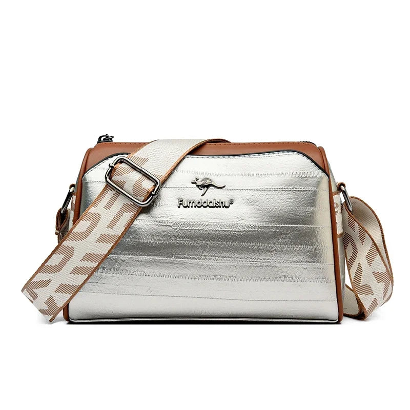 Sac à main bandoulière, luxe, vintage, cuir PU de haute qualité