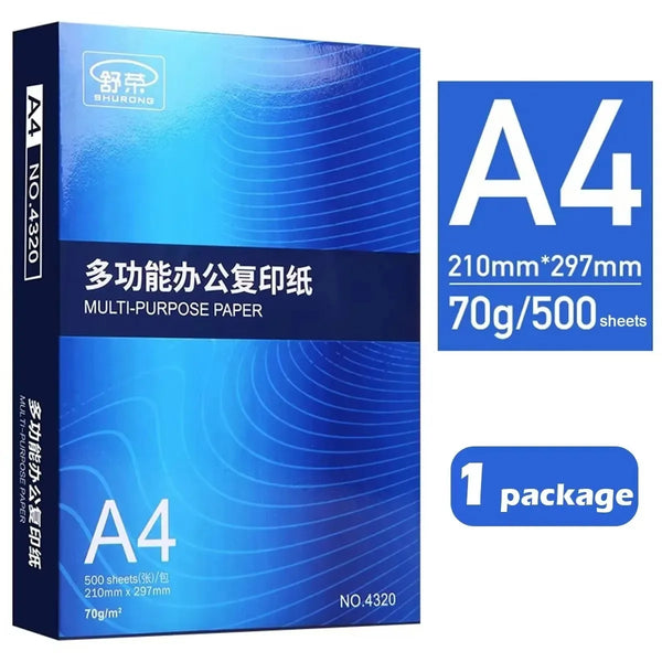 500/2500 Sheets 70g/80g A4 Paper | Laser/Inkjet Compatible | Sealed Packaging Office/Home/School Premium Double-Sided Copy Paper