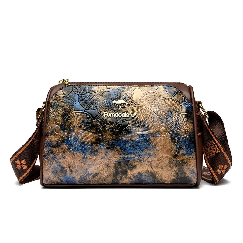 Sac à main bandoulière, luxe, vintage, cuir PU de haute qualité