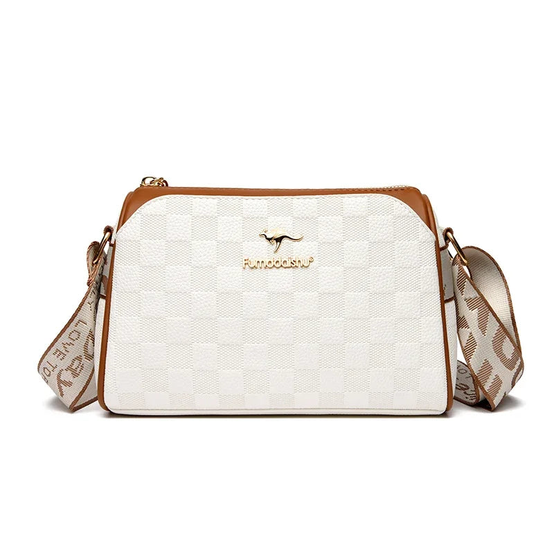 Sac à main bandoulière, luxe, vintage, cuir PU de haute qualité